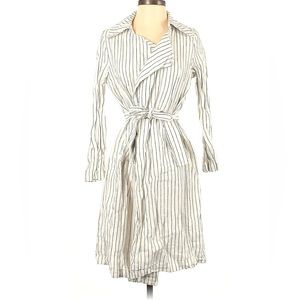 Rachel Zoe Striped linen jacket/coat Size: M